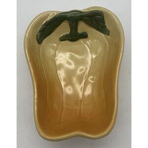 Williams Sonoma Yellow Bell Pepper Dipping Bowl trinket